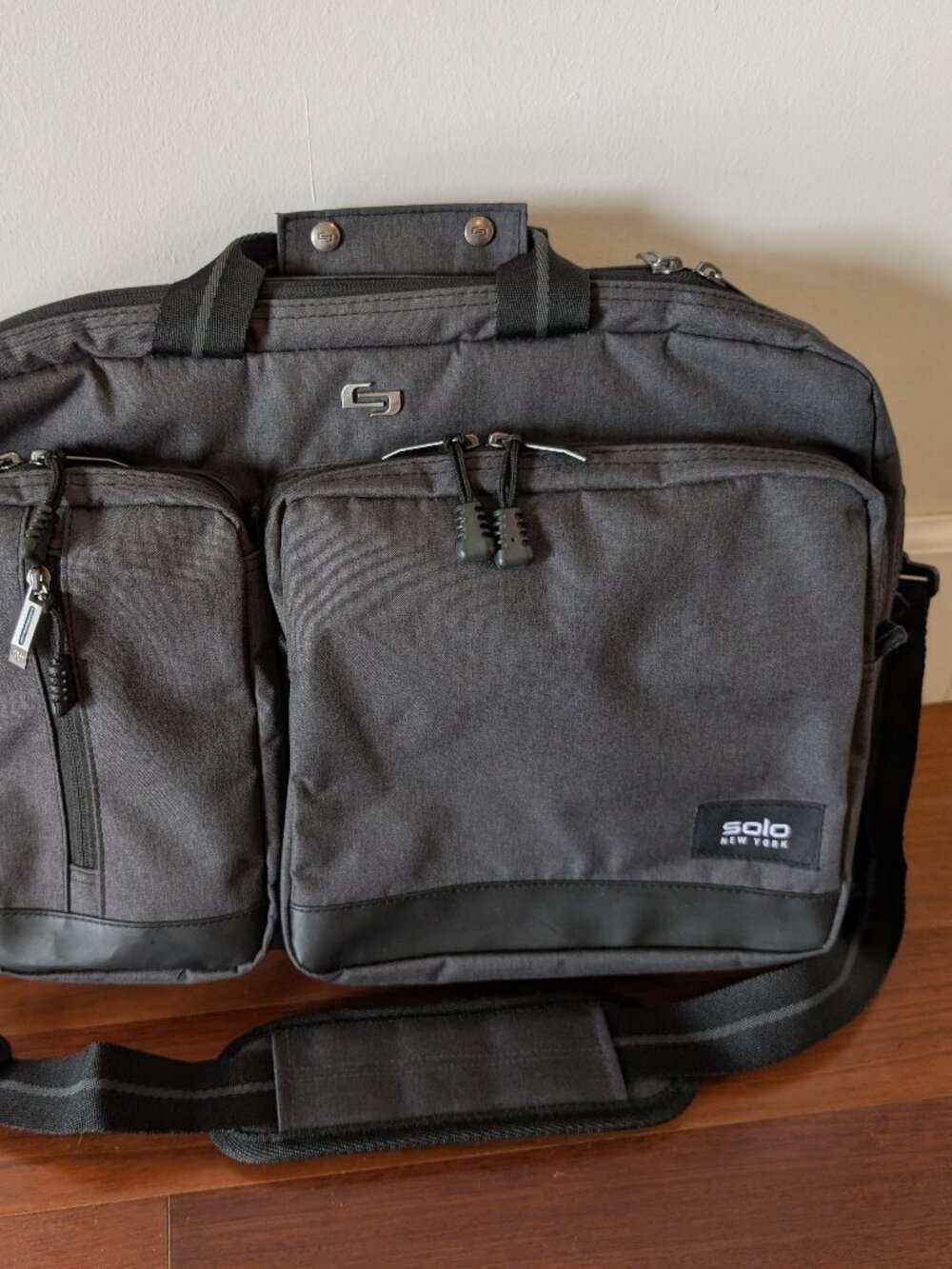 Solo New York Duane Hybrid Briefcase Backpack - Laptop Carrying Bag
